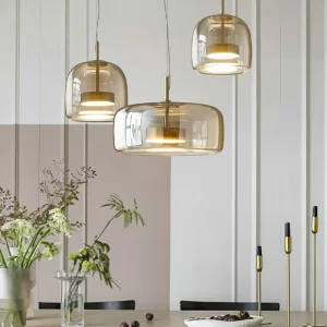 VelaLux Champagne Glass Pendant Light
